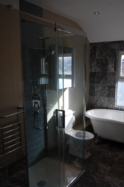 Tiled bathroom by Bathfit